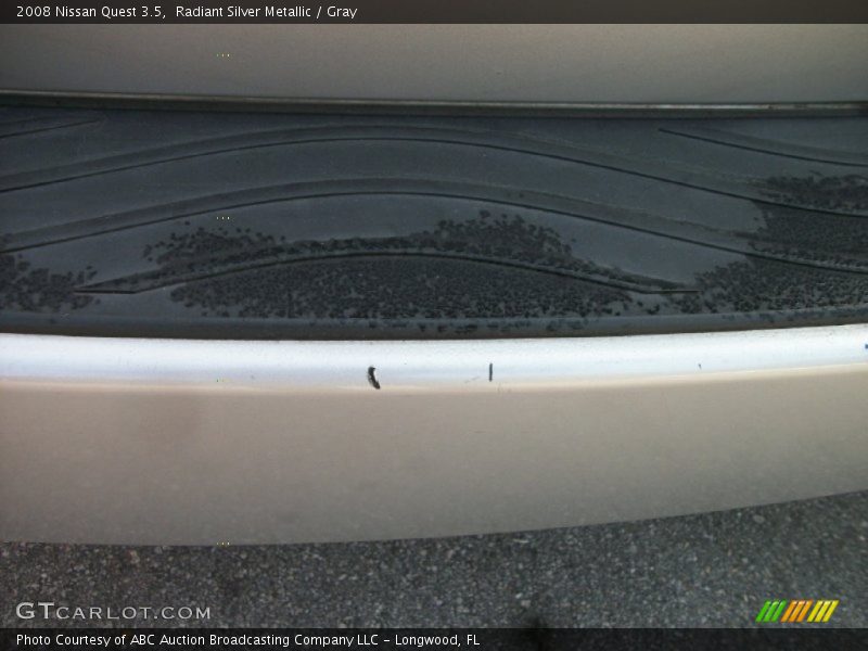 Radiant Silver Metallic / Gray 2008 Nissan Quest 3.5