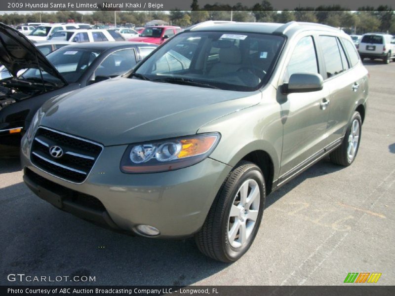 Natural Khaki / Beige 2009 Hyundai Santa Fe Limited