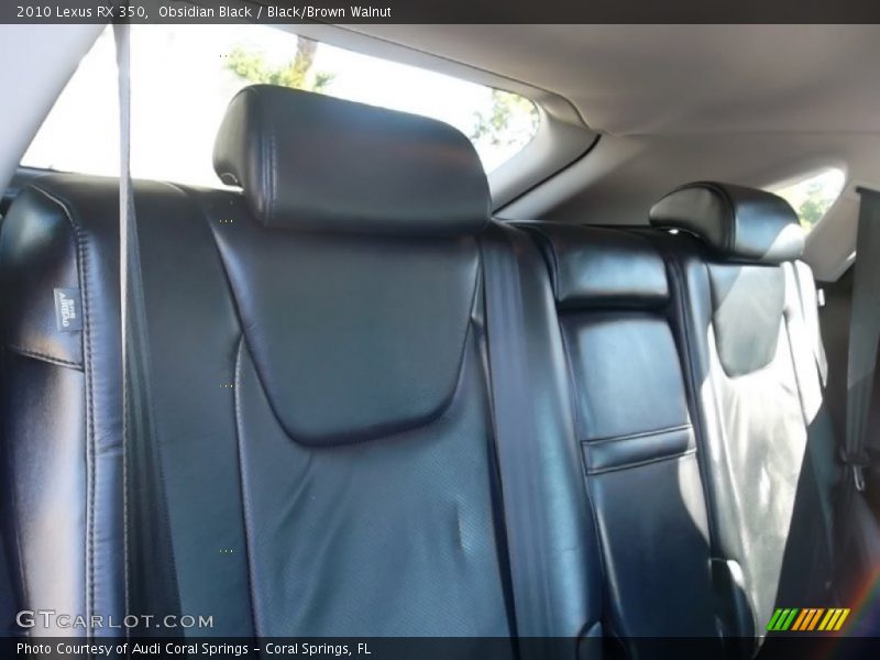 Obsidian Black / Black/Brown Walnut 2010 Lexus RX 350