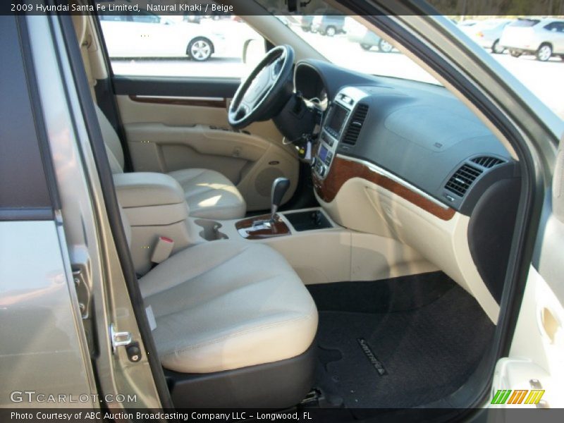 Natural Khaki / Beige 2009 Hyundai Santa Fe Limited