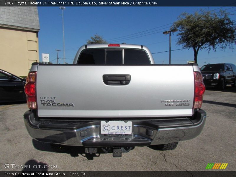 Silver Streak Mica / Graphite Gray 2007 Toyota Tacoma V6 PreRunner TRD Double Cab