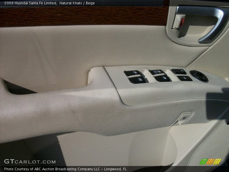Natural Khaki / Beige 2009 Hyundai Santa Fe Limited