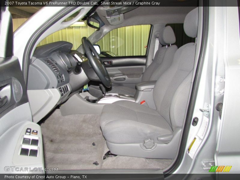 Silver Streak Mica / Graphite Gray 2007 Toyota Tacoma V6 PreRunner TRD Double Cab