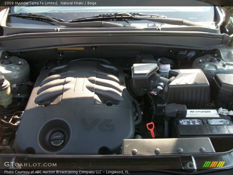 Natural Khaki / Beige 2009 Hyundai Santa Fe Limited