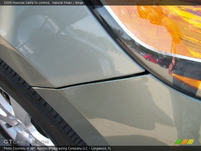 Natural Khaki / Beige 2009 Hyundai Santa Fe Limited