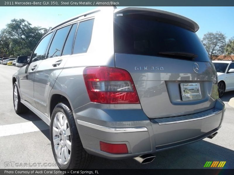 Steel Grey Metallic / Almond/Black 2011 Mercedes-Benz GLK 350