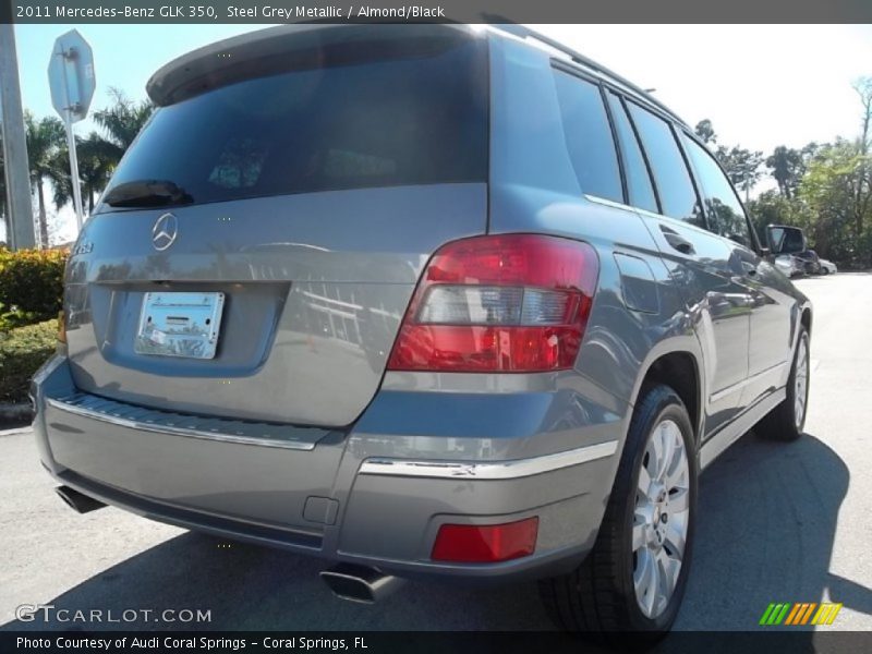 Steel Grey Metallic / Almond/Black 2011 Mercedes-Benz GLK 350