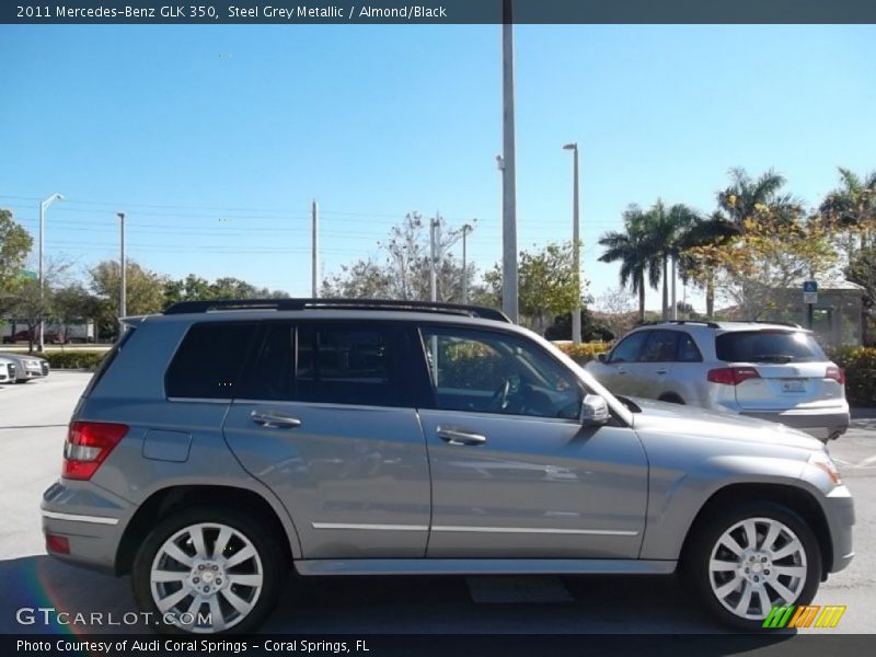 Steel Grey Metallic / Almond/Black 2011 Mercedes-Benz GLK 350