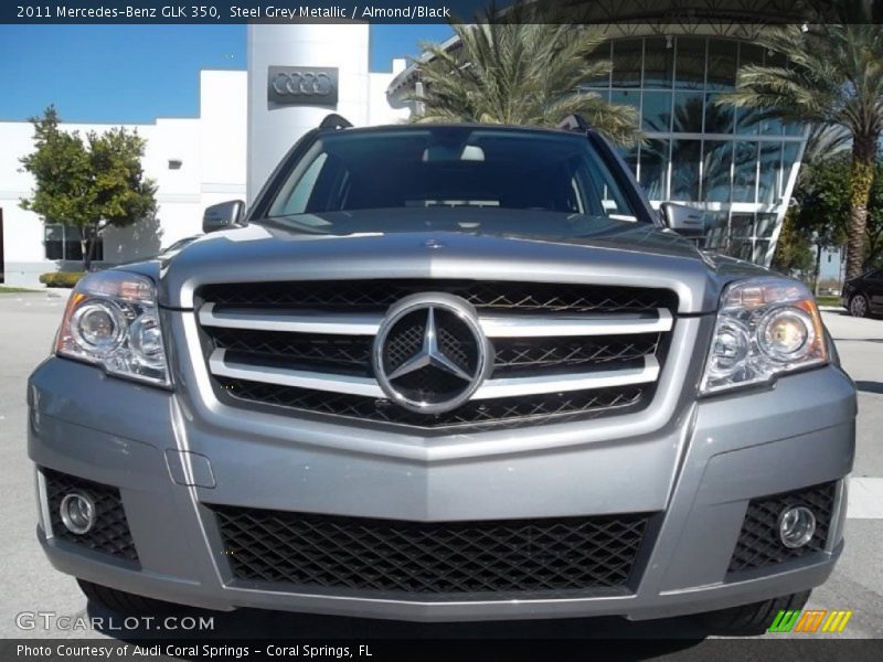 Steel Grey Metallic / Almond/Black 2011 Mercedes-Benz GLK 350