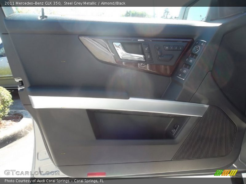 Steel Grey Metallic / Almond/Black 2011 Mercedes-Benz GLK 350