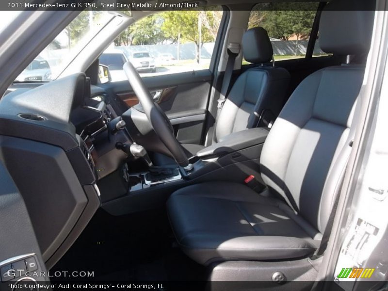 Steel Grey Metallic / Almond/Black 2011 Mercedes-Benz GLK 350