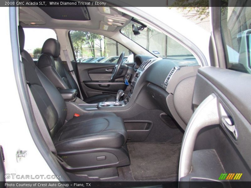 White Diamond Tricoat / Ebony 2008 GMC Acadia SLT