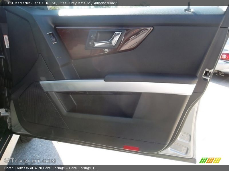 Steel Grey Metallic / Almond/Black 2011 Mercedes-Benz GLK 350