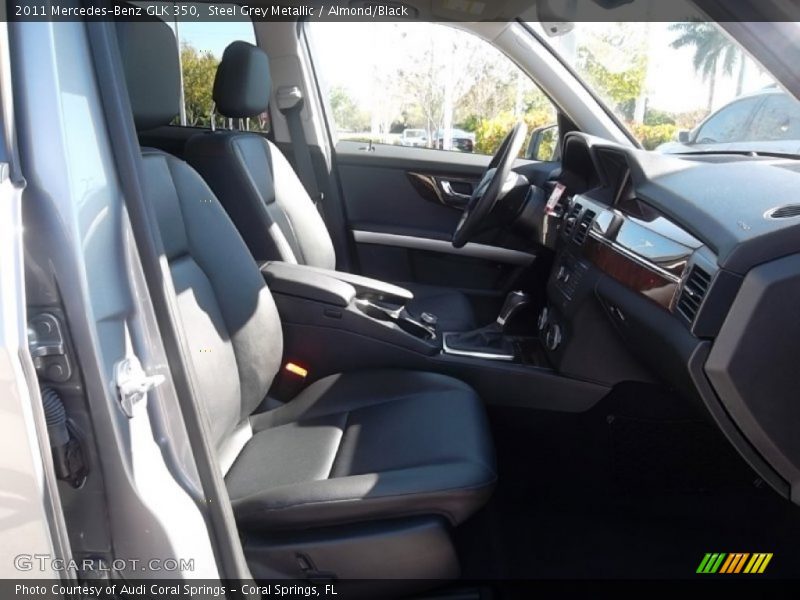 Steel Grey Metallic / Almond/Black 2011 Mercedes-Benz GLK 350