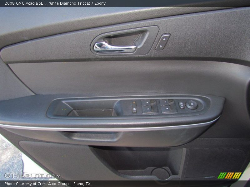 White Diamond Tricoat / Ebony 2008 GMC Acadia SLT