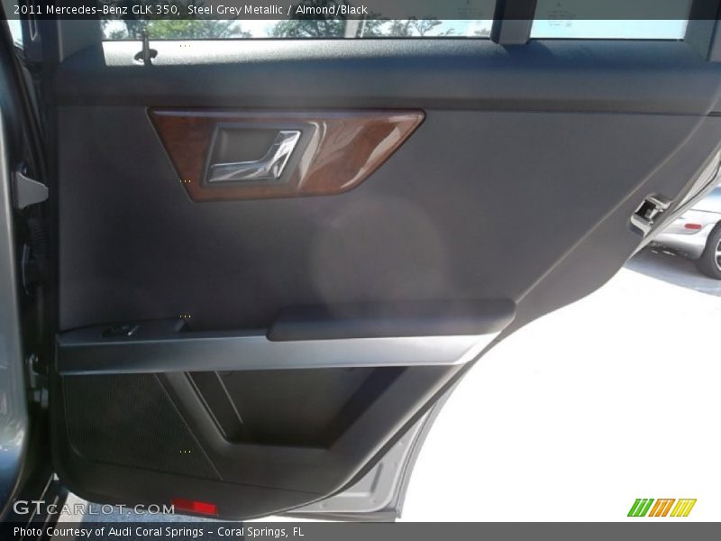 Steel Grey Metallic / Almond/Black 2011 Mercedes-Benz GLK 350