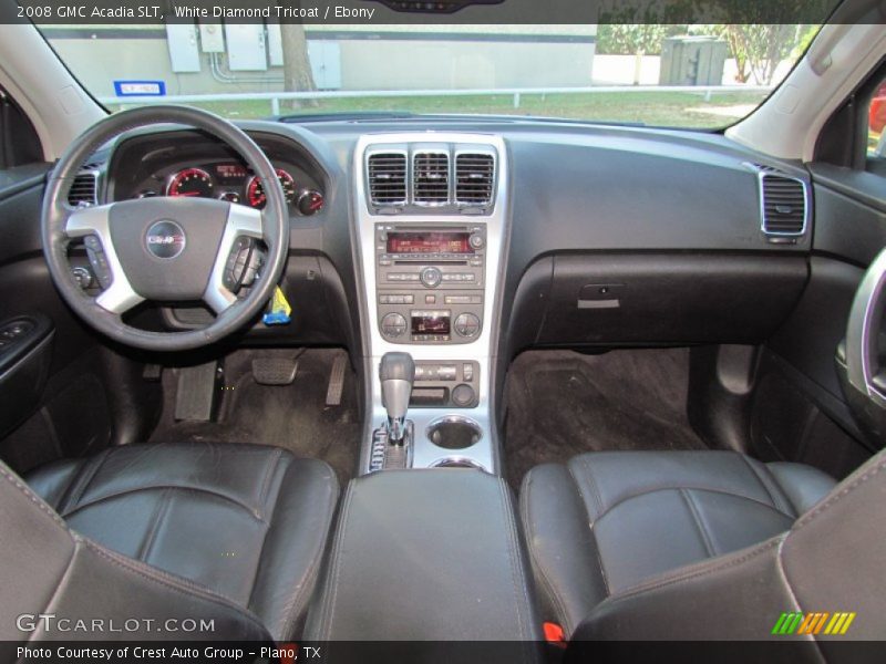 White Diamond Tricoat / Ebony 2008 GMC Acadia SLT