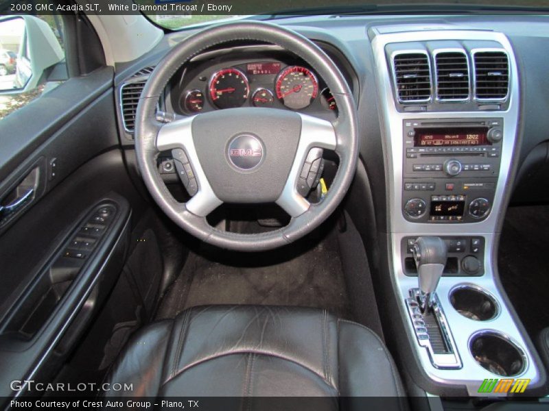White Diamond Tricoat / Ebony 2008 GMC Acadia SLT