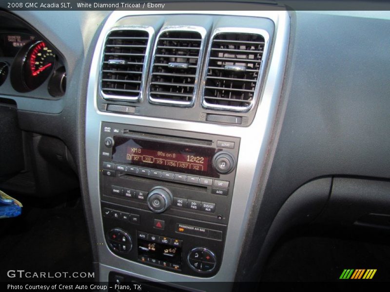 White Diamond Tricoat / Ebony 2008 GMC Acadia SLT