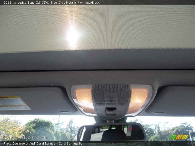 Steel Grey Metallic / Almond/Black 2011 Mercedes-Benz GLK 350
