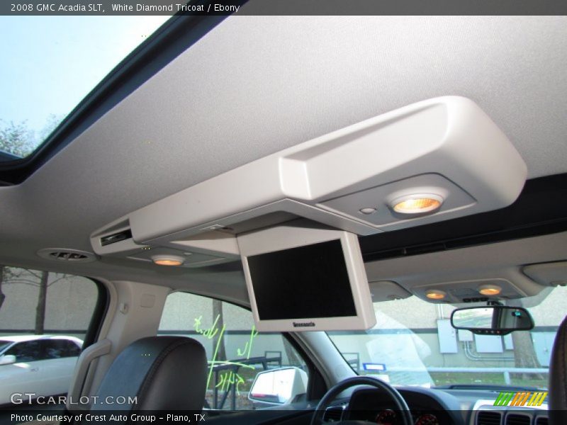 White Diamond Tricoat / Ebony 2008 GMC Acadia SLT