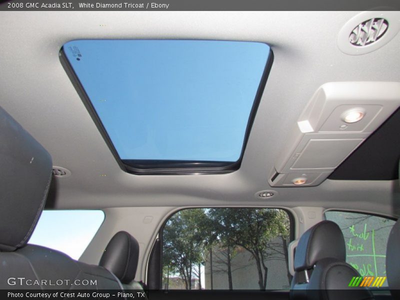 White Diamond Tricoat / Ebony 2008 GMC Acadia SLT
