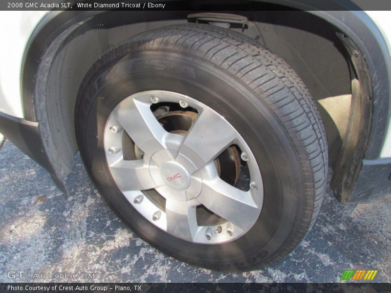 White Diamond Tricoat / Ebony 2008 GMC Acadia SLT