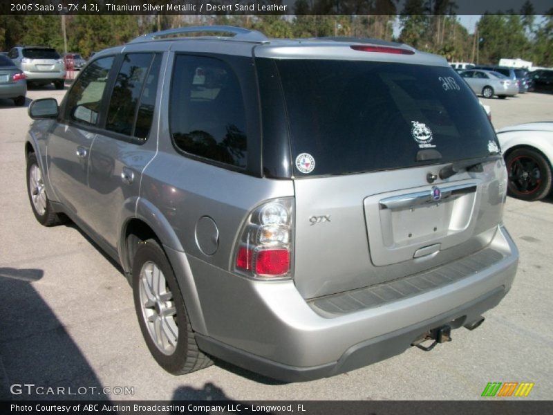 Titanium Silver Metallic / Desert Sand Leather 2006 Saab 9-7X 4.2i