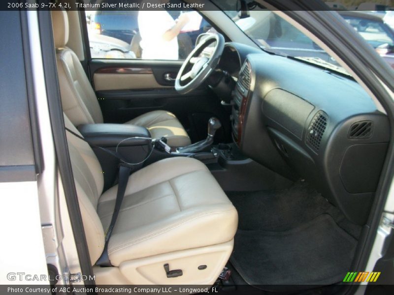 Titanium Silver Metallic / Desert Sand Leather 2006 Saab 9-7X 4.2i