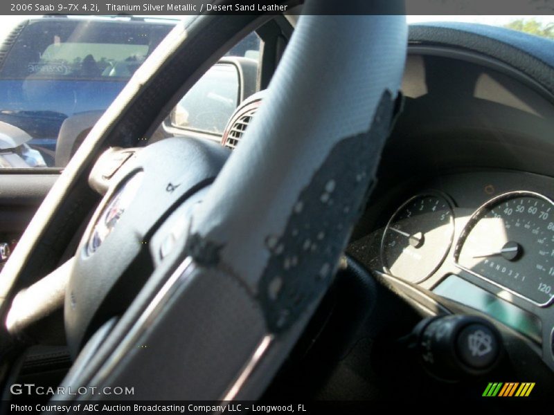 Titanium Silver Metallic / Desert Sand Leather 2006 Saab 9-7X 4.2i