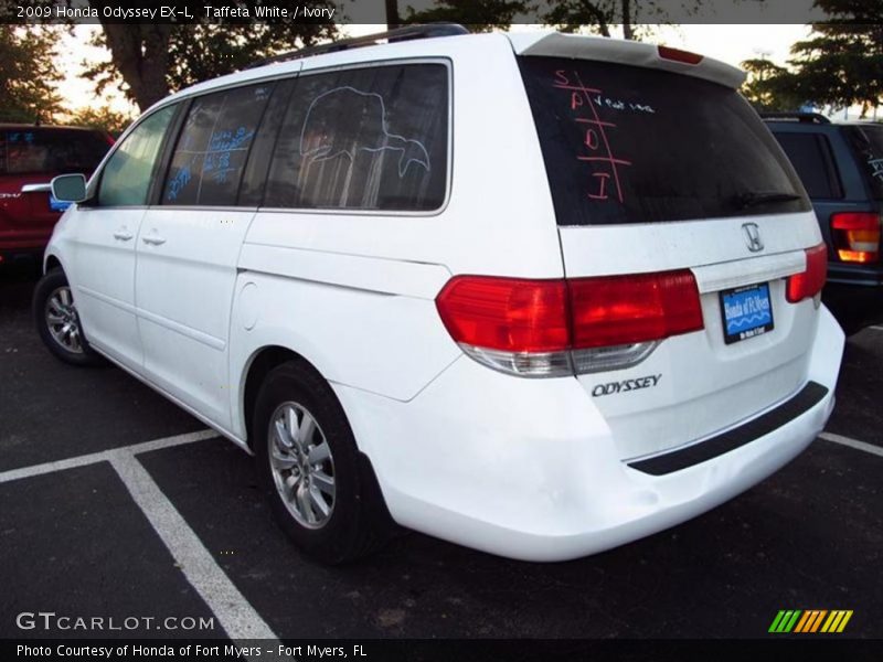 Taffeta White / Ivory 2009 Honda Odyssey EX-L