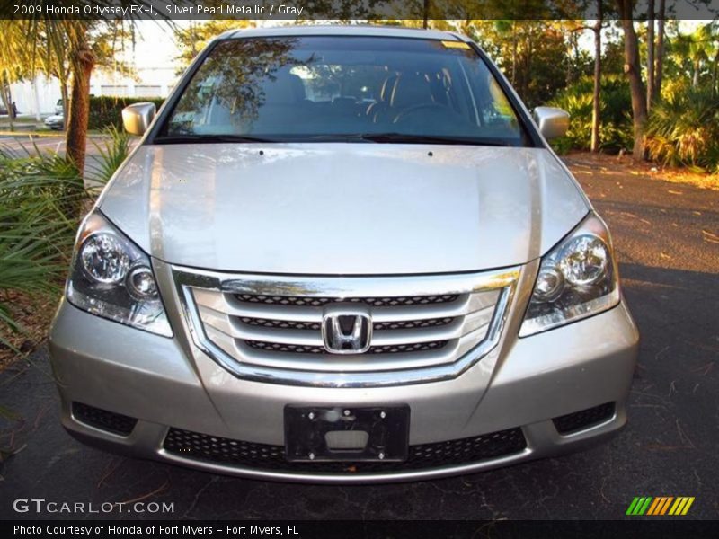 Silver Pearl Metallic / Gray 2009 Honda Odyssey EX-L