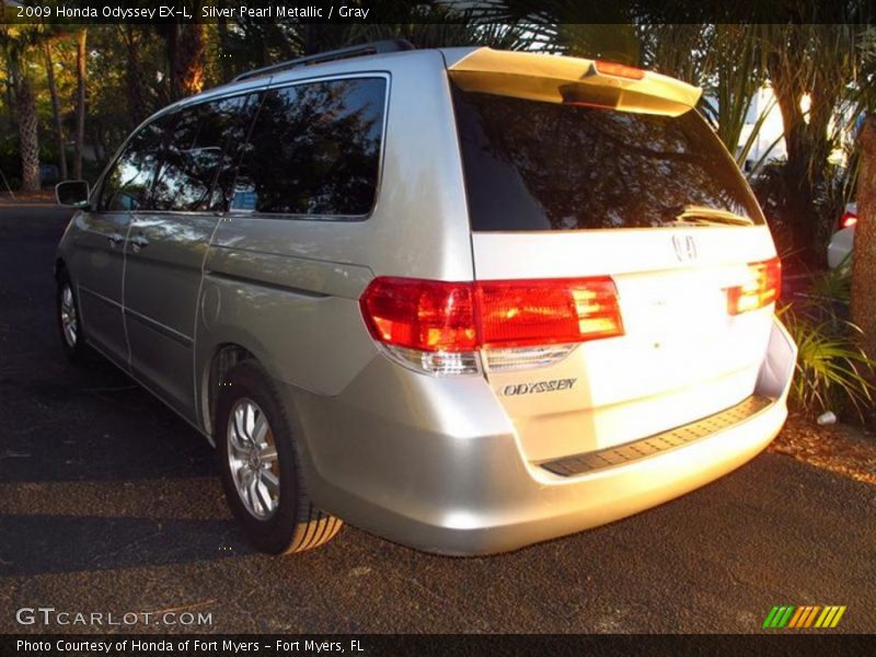 Silver Pearl Metallic / Gray 2009 Honda Odyssey EX-L