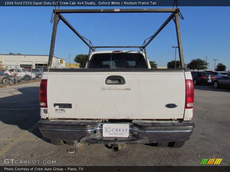 Oxford White / Medium Prairie Tan 1999 Ford F350 Super Duty XLT Crew Cab 4x4 Dually