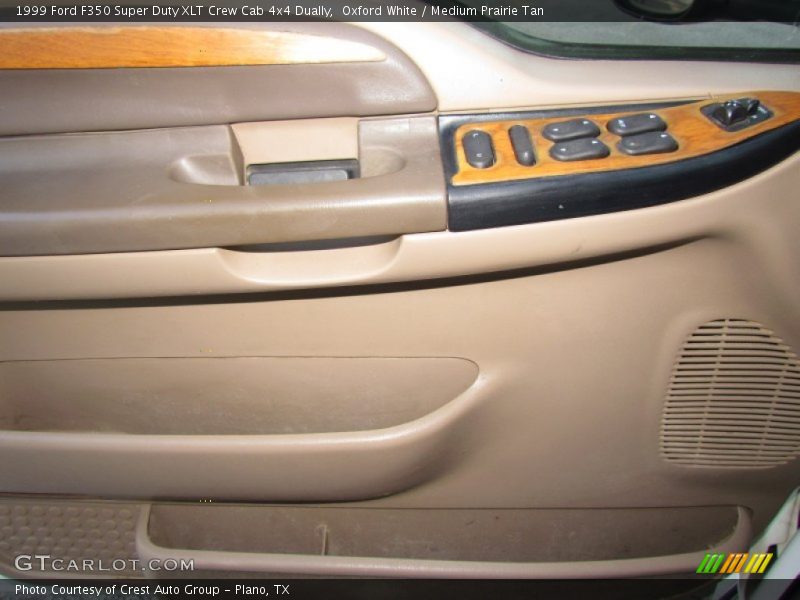 Oxford White / Medium Prairie Tan 1999 Ford F350 Super Duty XLT Crew Cab 4x4 Dually