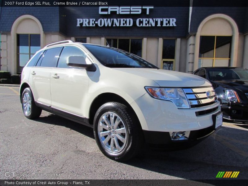 Creme Brulee / Charcoal Black 2007 Ford Edge SEL Plus