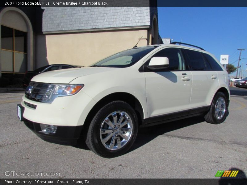 Creme Brulee / Charcoal Black 2007 Ford Edge SEL Plus