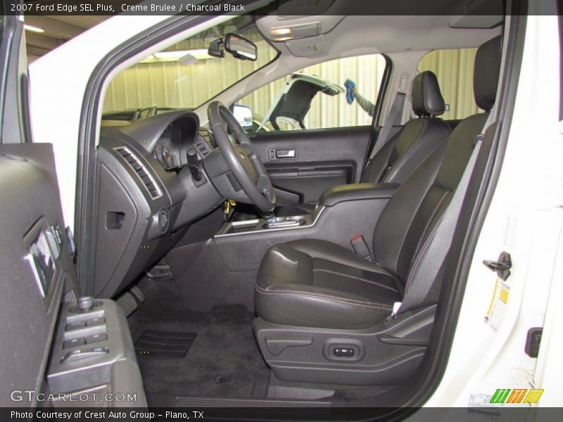 Creme Brulee / Charcoal Black 2007 Ford Edge SEL Plus