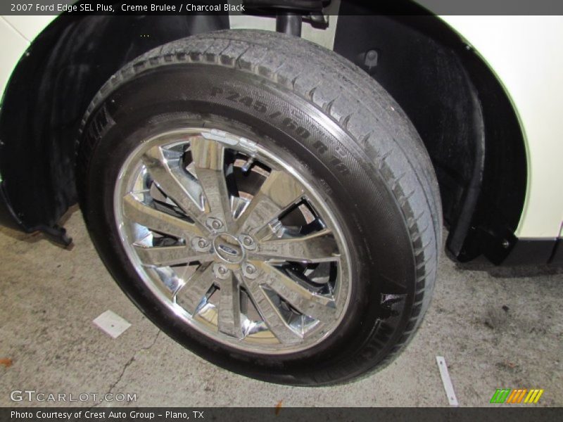Creme Brulee / Charcoal Black 2007 Ford Edge SEL Plus