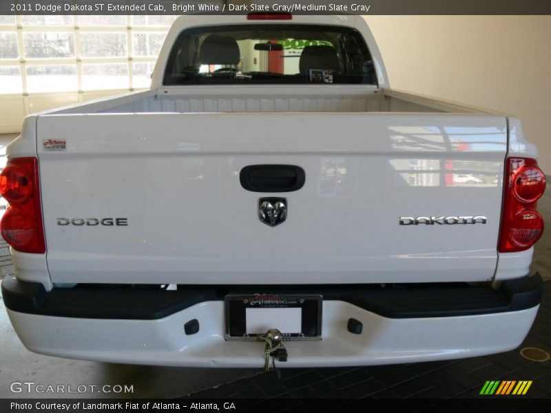 Bright White / Dark Slate Gray/Medium Slate Gray 2011 Dodge Dakota ST Extended Cab