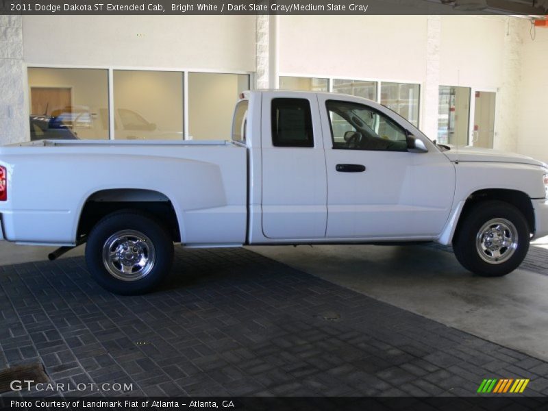 Bright White / Dark Slate Gray/Medium Slate Gray 2011 Dodge Dakota ST Extended Cab