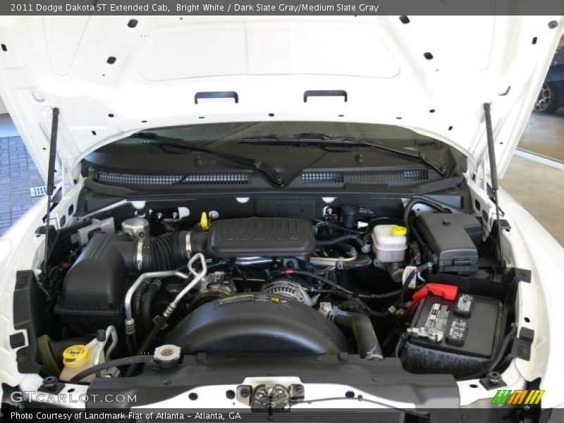 Bright White / Dark Slate Gray/Medium Slate Gray 2011 Dodge Dakota ST Extended Cab
