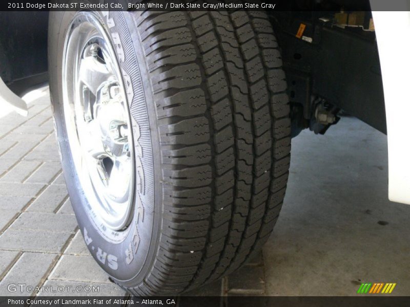 Bright White / Dark Slate Gray/Medium Slate Gray 2011 Dodge Dakota ST Extended Cab