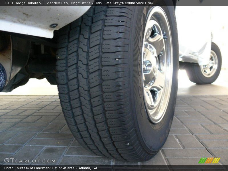 Bright White / Dark Slate Gray/Medium Slate Gray 2011 Dodge Dakota ST Extended Cab