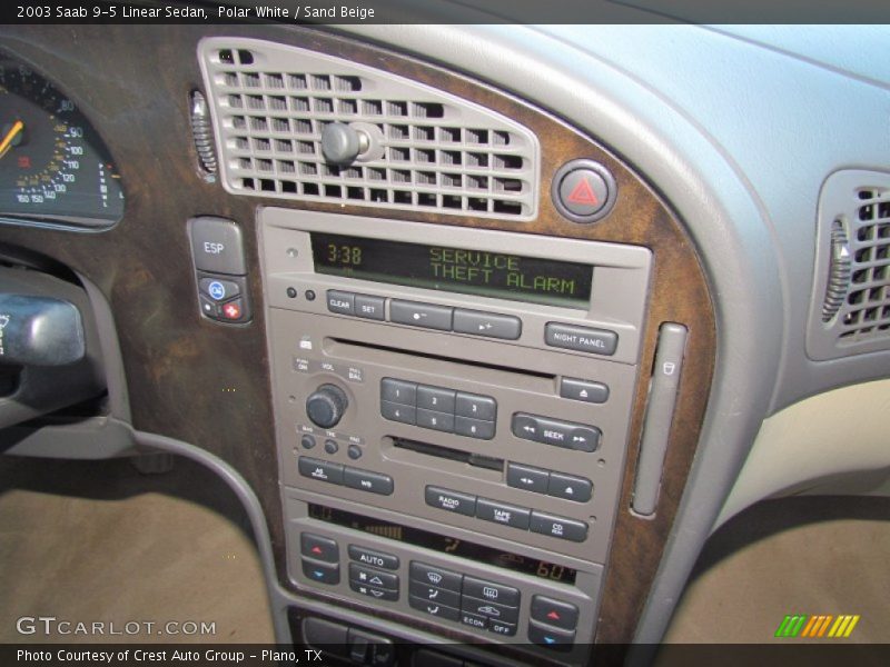 Polar White / Sand Beige 2003 Saab 9-5 Linear Sedan