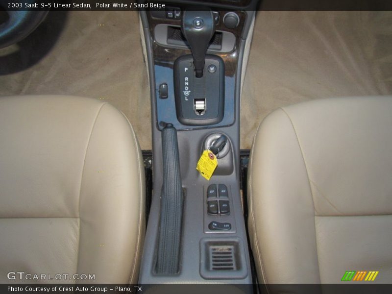 Polar White / Sand Beige 2003 Saab 9-5 Linear Sedan