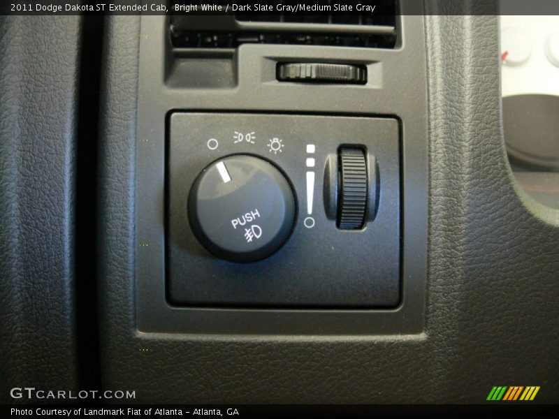 Bright White / Dark Slate Gray/Medium Slate Gray 2011 Dodge Dakota ST Extended Cab