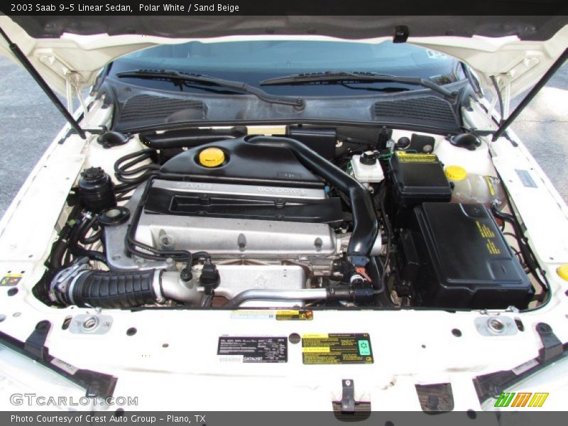 Polar White / Sand Beige 2003 Saab 9-5 Linear Sedan