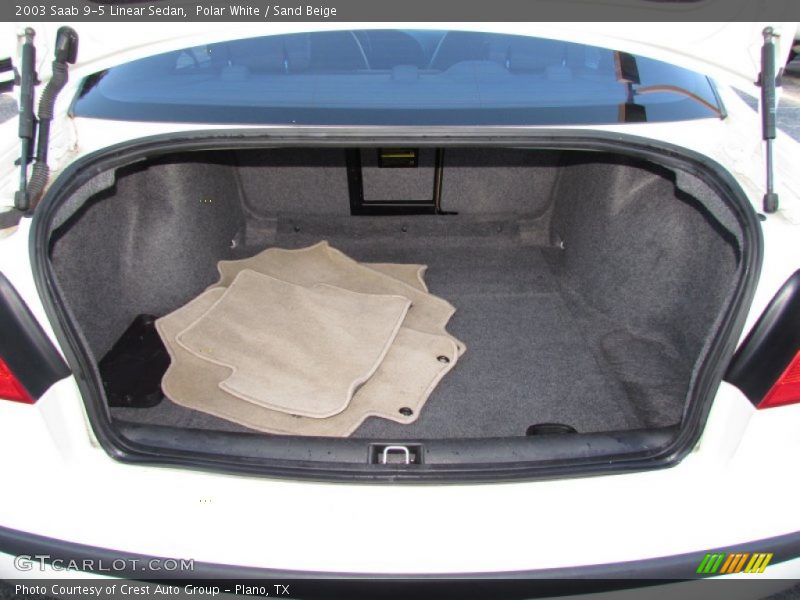 Polar White / Sand Beige 2003 Saab 9-5 Linear Sedan