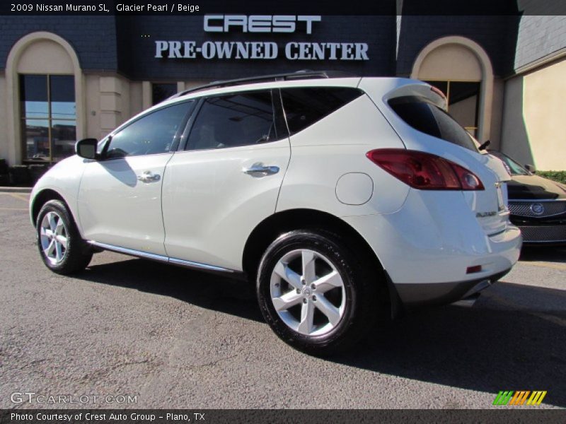 Glacier Pearl / Beige 2009 Nissan Murano SL